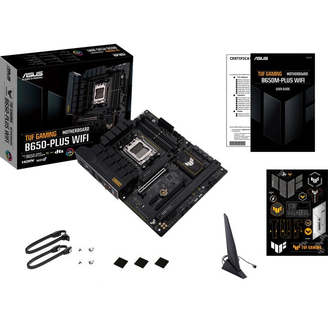 TUF GAMING B650-PLUS WIFI Gaming Desktop Motherboard - AMD B650 Chipset - Socket AM5 - ATX TUF GAMING B650-PLUS WIFI Gaming Desktop Motherboard - AMD B650 Chipset - Socket AM5 - ATX